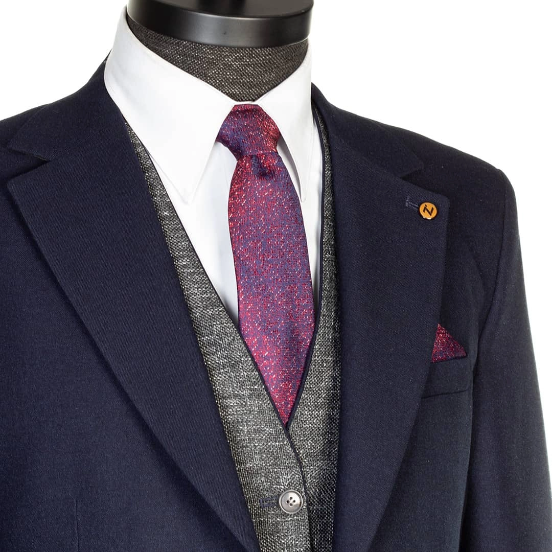 کراوات قرمز براق - Thumbnail 1