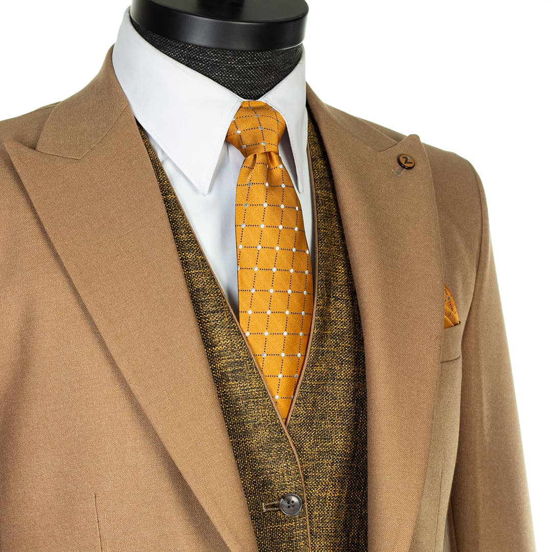 کروات و پوشت ترک طرح خالدار