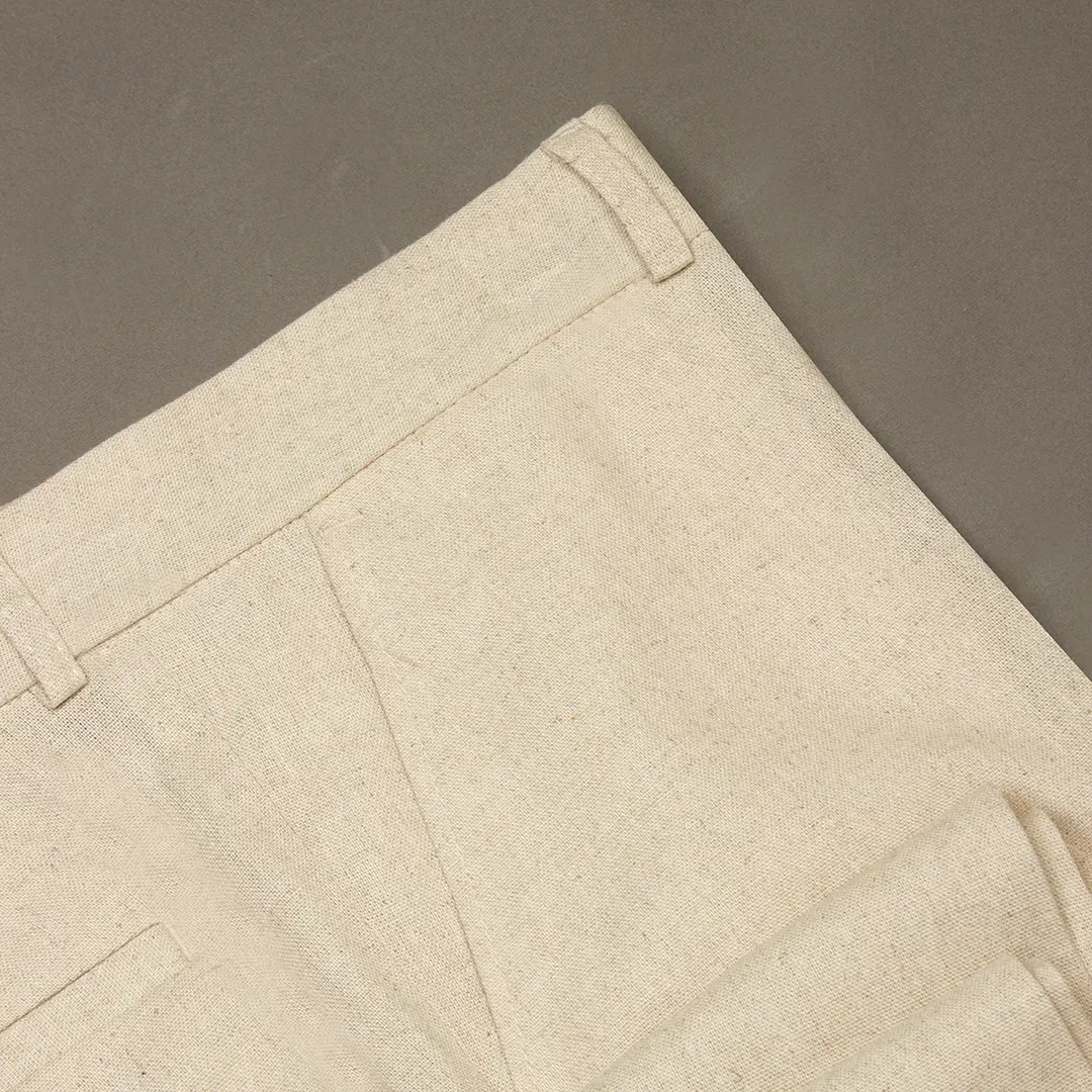 شلوار مردانه لینن راسته3338 - Thumbnail 1