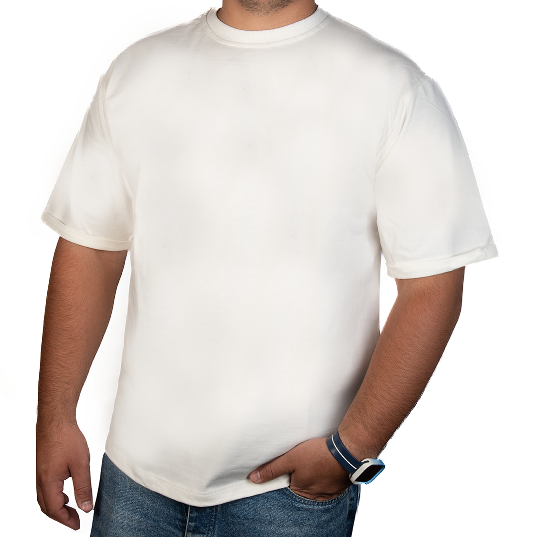تیشرت ساده یقه گرد مردانه - Thumbnail 8