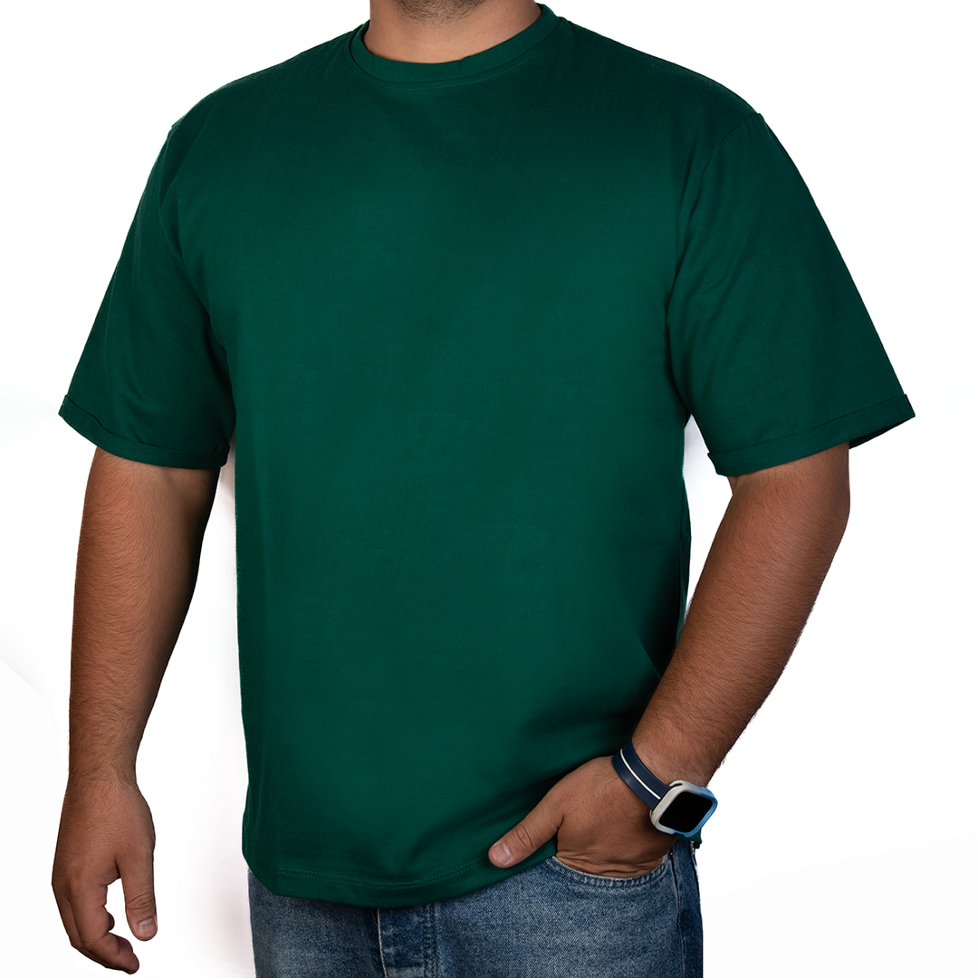 تیشرت ساده یقه گرد مردانه - Thumbnail 10