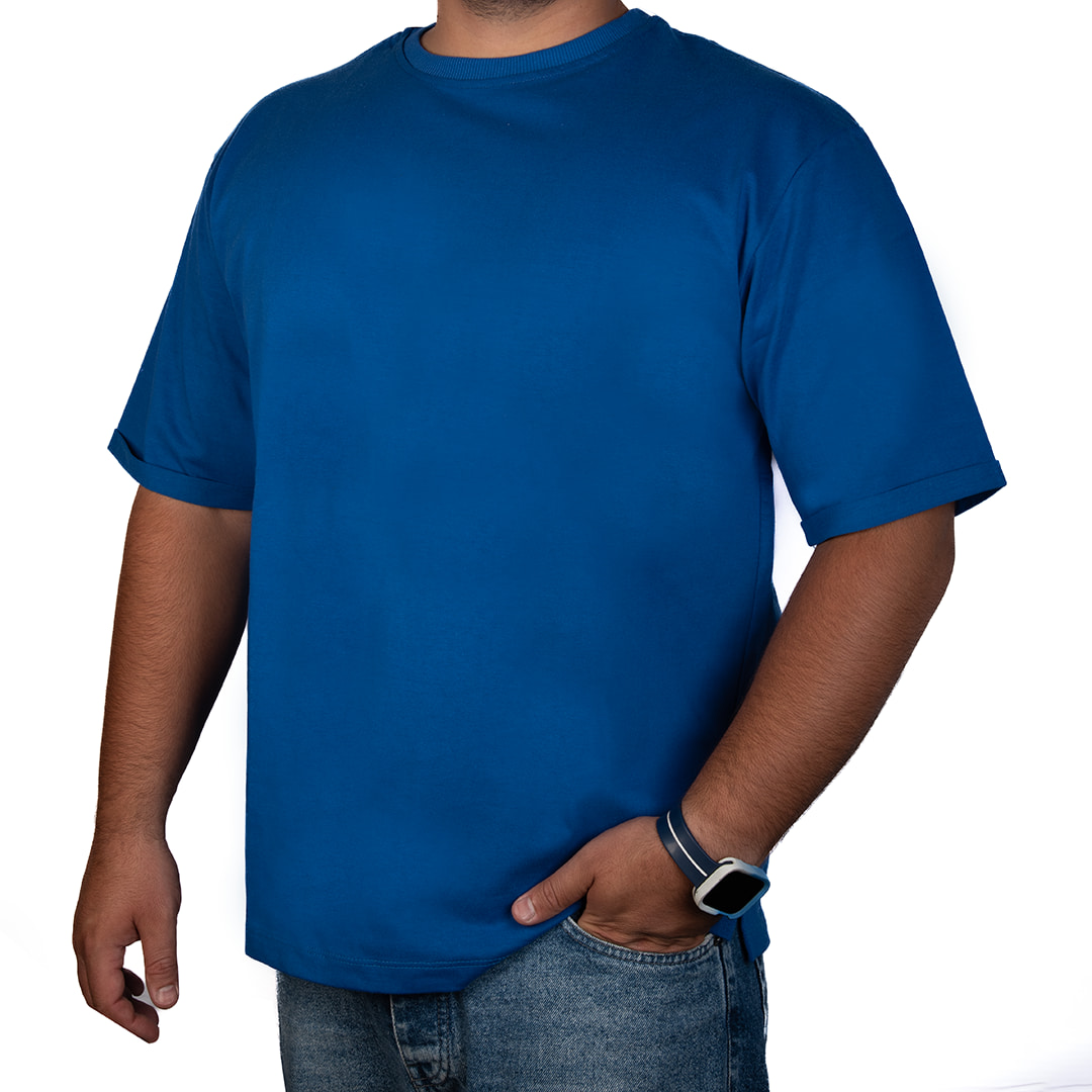 تیشرت ساده یقه گرد مردانه - Thumbnail 7