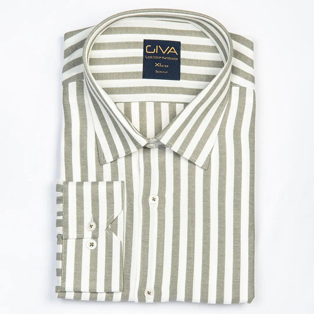 پیراهن راه راه مردانه 0611 - Thumbnail 2