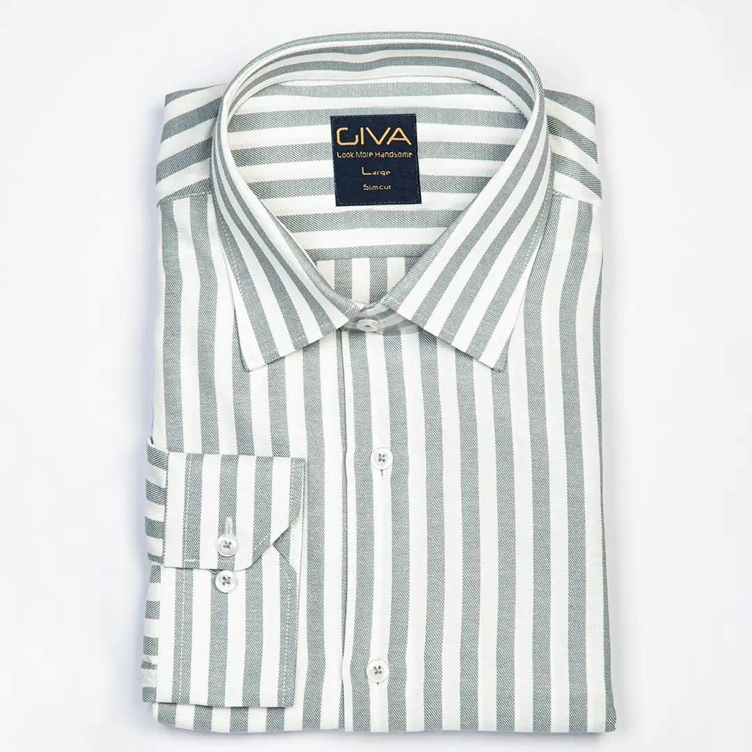 پیراهن راه راه مردانه 0611 - Thumbnail 5