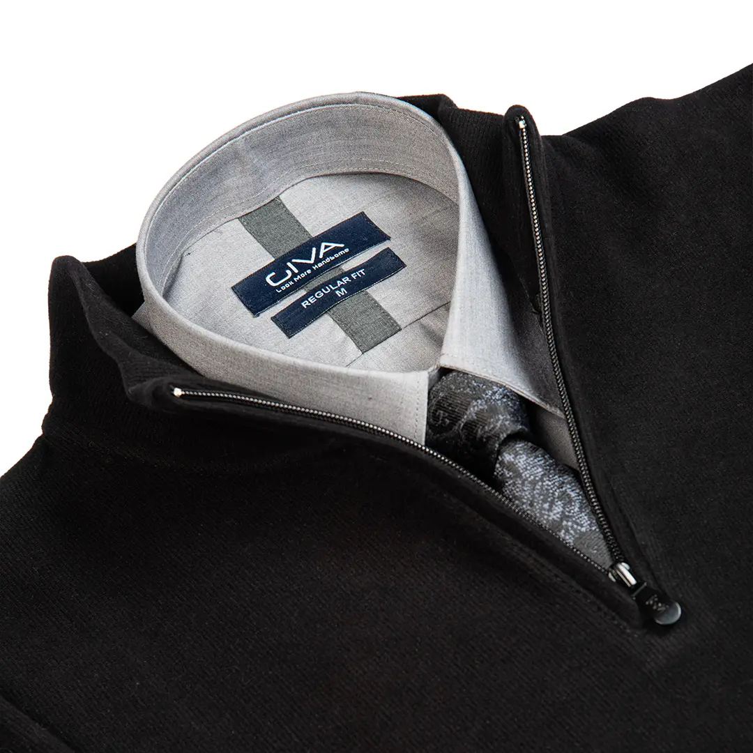 بافت نیم زیپ مردانه - Thumbnail 1