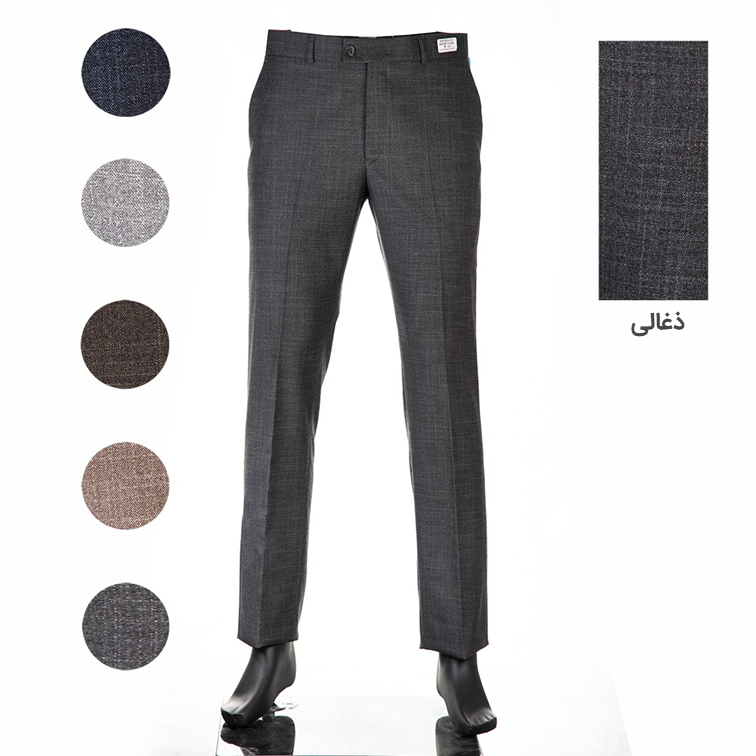 شلوار پارچه ای اسلپ راسته مردانه - Thumbnail 1