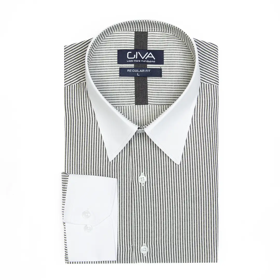 پیراهن راه راه طرح ایتالیا - Thumbnail 2