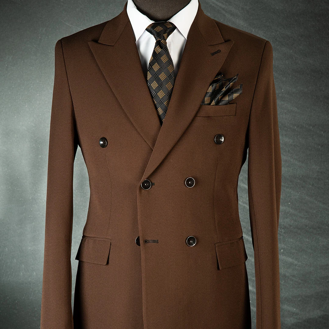 کت و شلوار دبل برست مردانه - Thumbnail 1