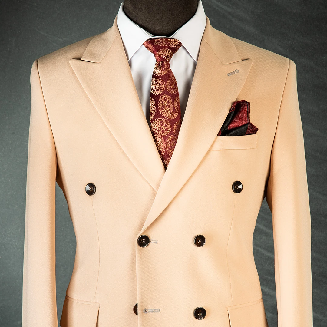 کت و شلوار دبل برست مردانه - Thumbnail 7