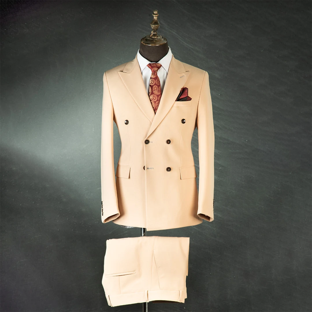 کت و شلوار دبل برست مردانه - Thumbnail 9