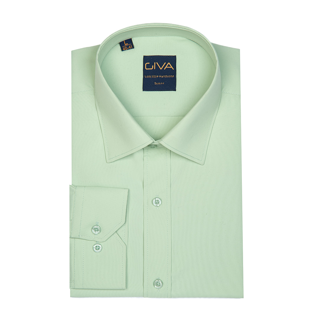 پیراهن دوشین ساده یقه کراواتی قاپک افسری - Thumbnail 6