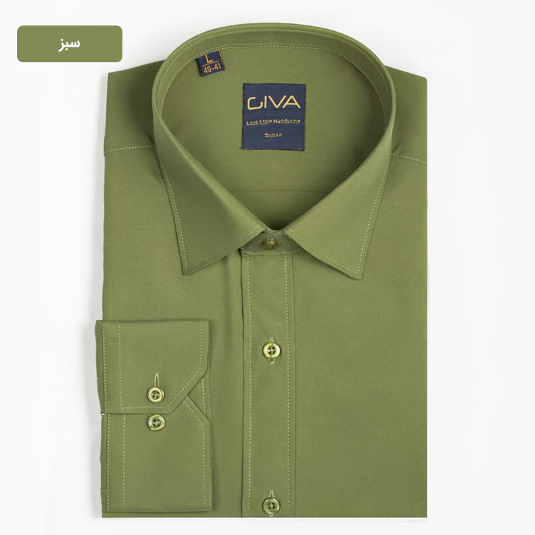 پیراهن دوشین ساده یقه کراواتی قاپک افسری - Thumbnail 15