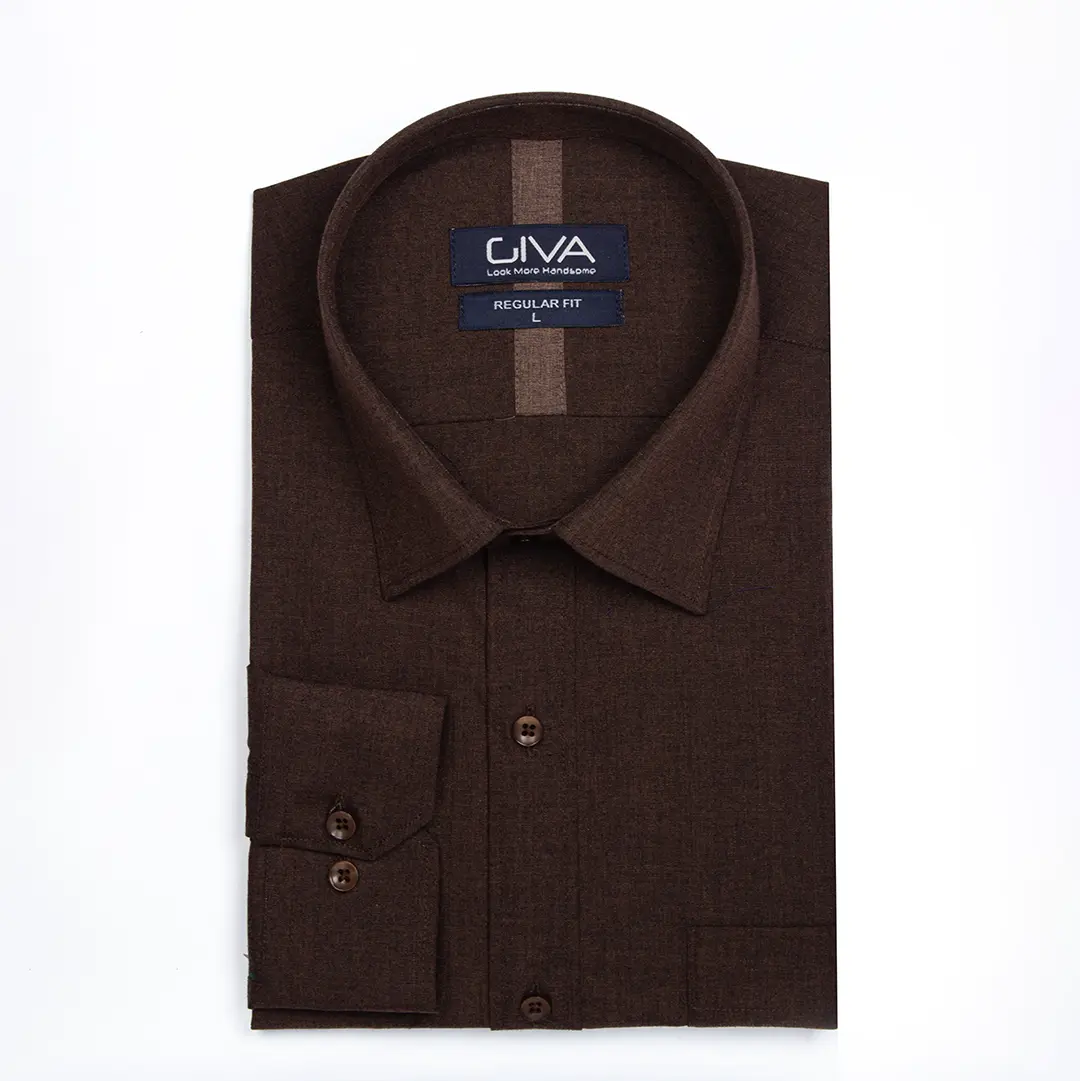 پیراهن لیما ساده یقه کرواتی - Thumbnail 1