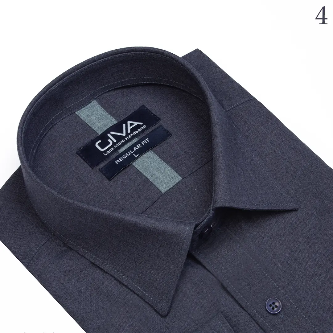 پیراهن لیما ساده یقه کرواتی - Thumbnail 5
