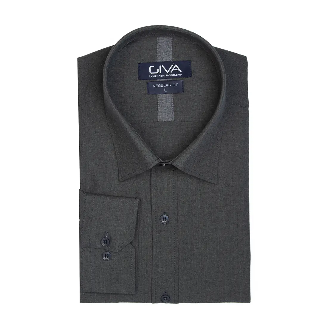 پیراهن لیما ساده یقه کرواتی - Thumbnail 6