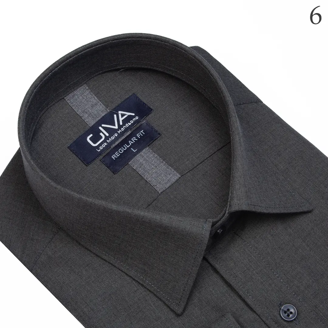 پیراهن لیما ساده یقه کرواتی - Thumbnail 7