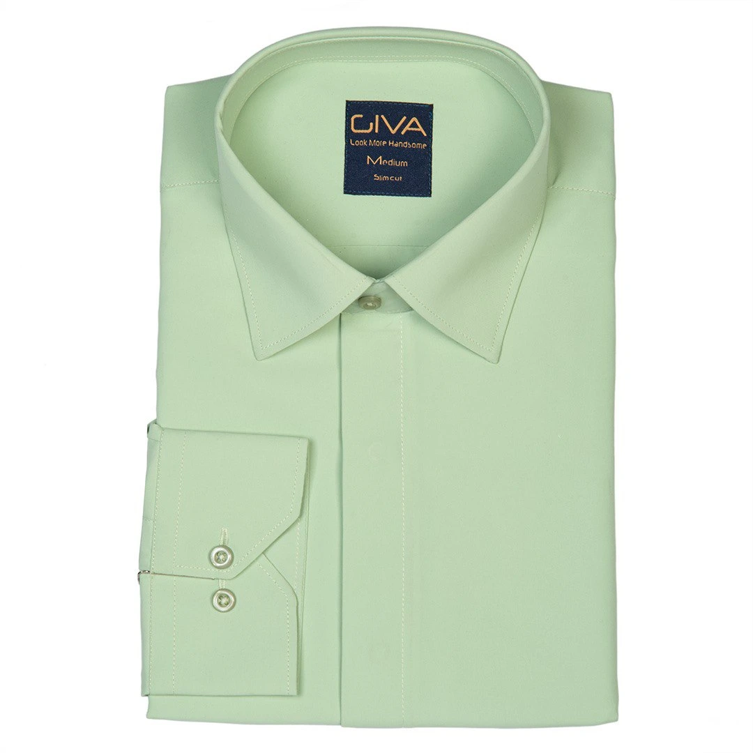 پیراهن دوشین ساده قاپک مخفی - Thumbnail 2