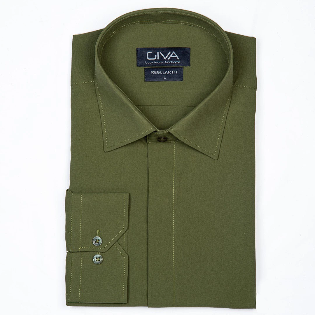 پیراهن دوشین ساده قاپک مخفی - Thumbnail 6