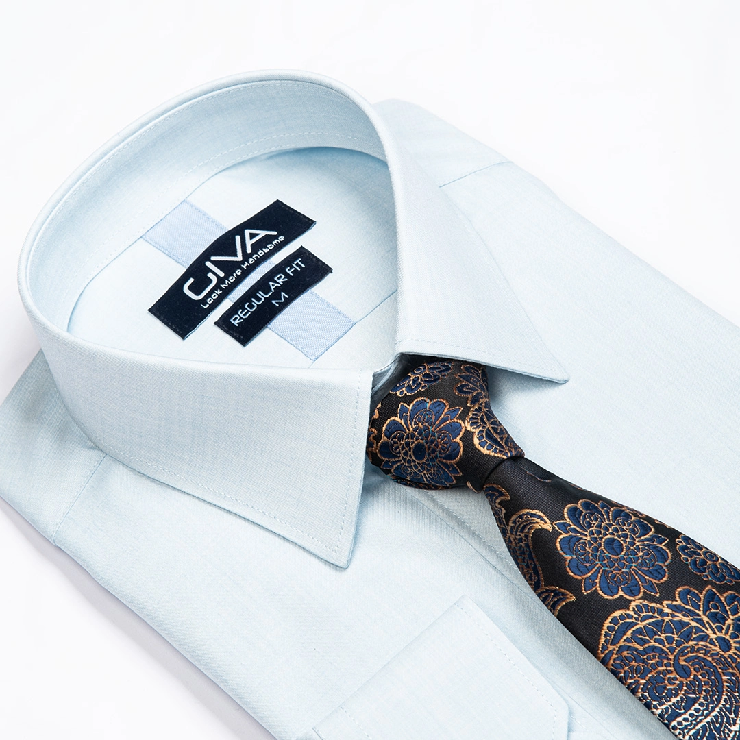 پیراهن لاین مردانه یقه کراواتی