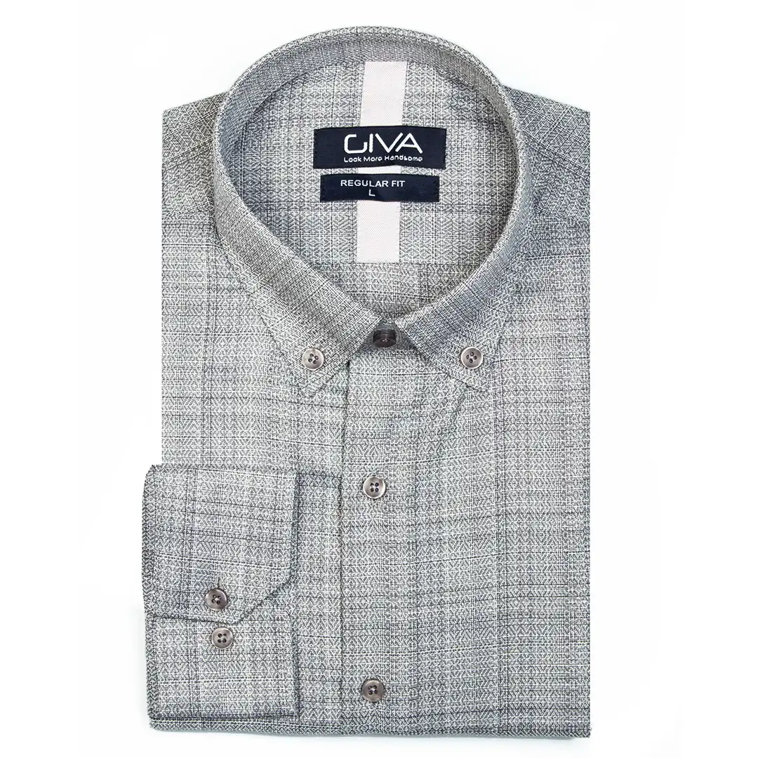 پیراهن مردانه بوهو یقه کراواتی 4437 - Thumbnail 6