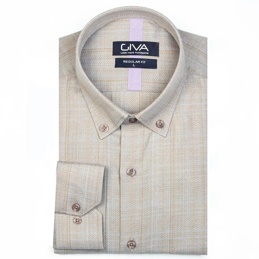 پیراهن مردانه بوهو یقه کراواتی 4437 - Thumbnail 1