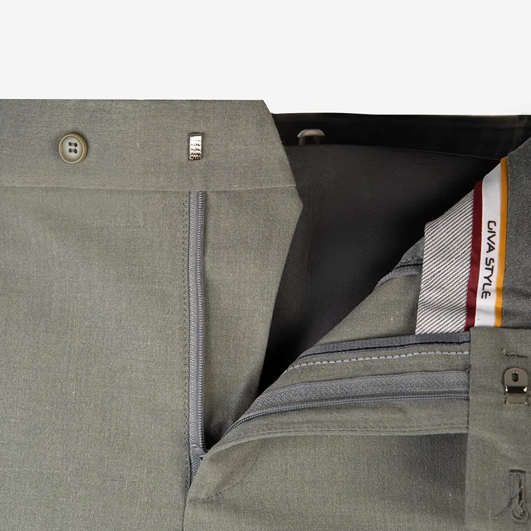 شلوار پارچه ای بزیاق راسته مردانه - Thumbnail 8