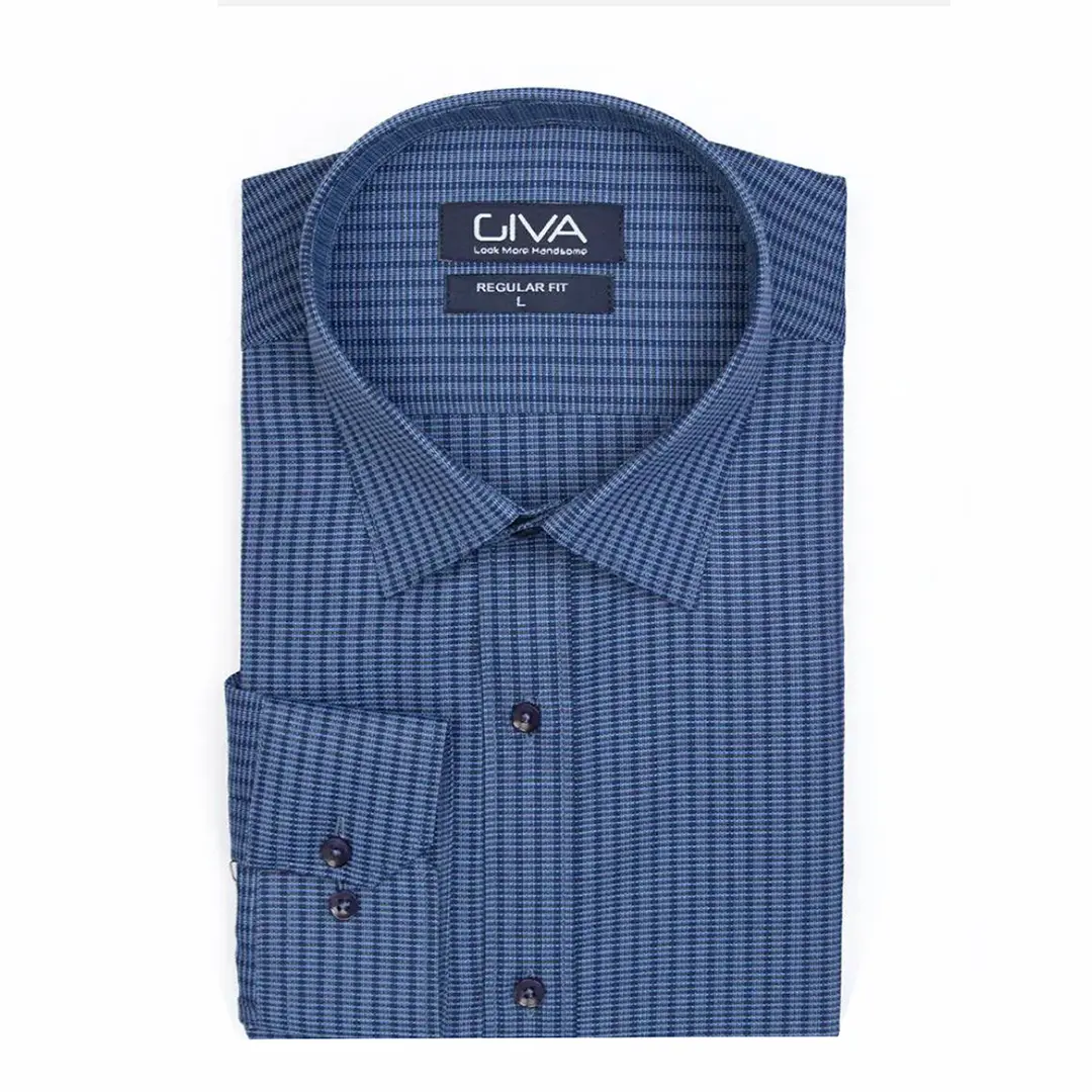  پیراهن مردانه طرح دار 4427 - Thumbnail 1