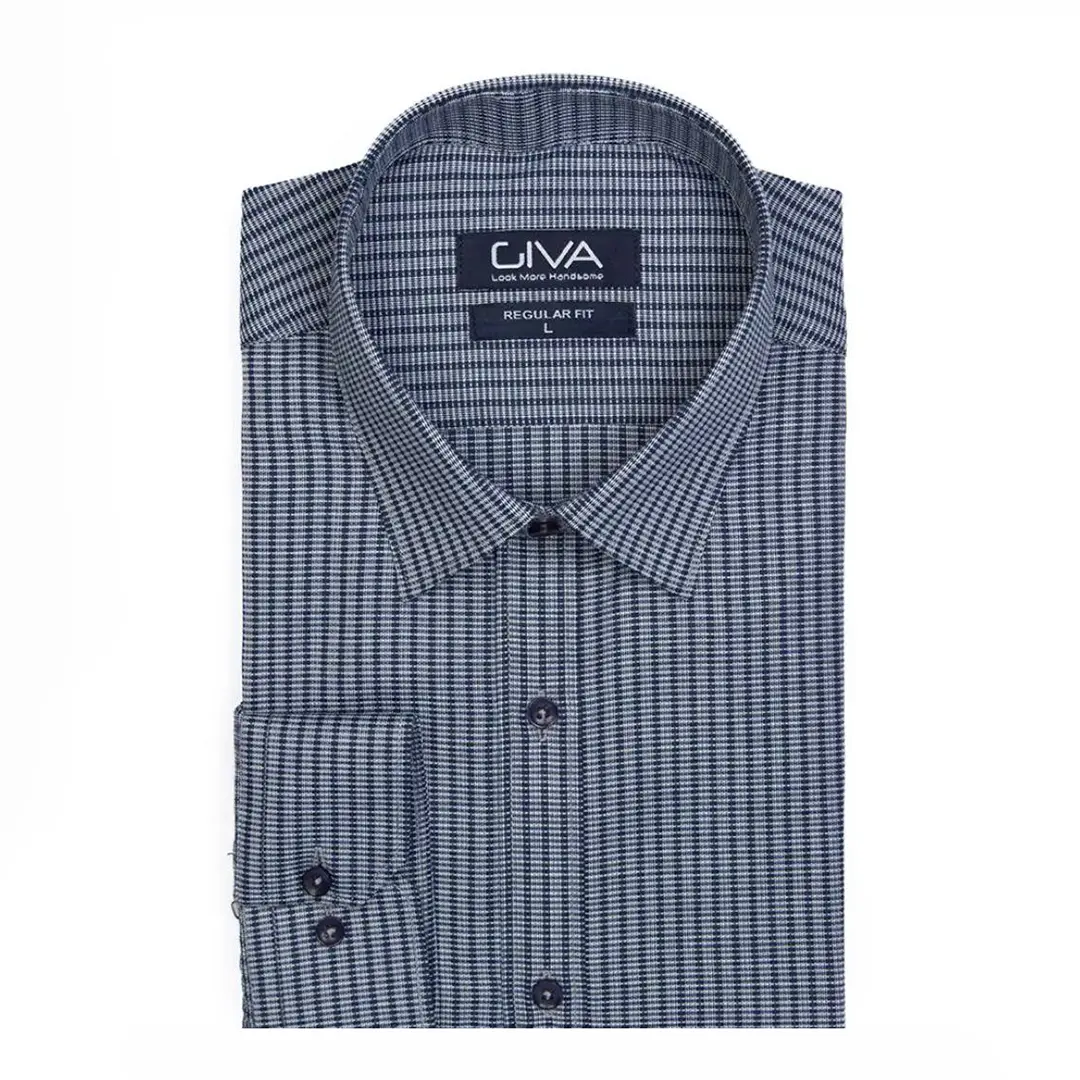  پیراهن مردانه طرح دار 4427 - Thumbnail 4