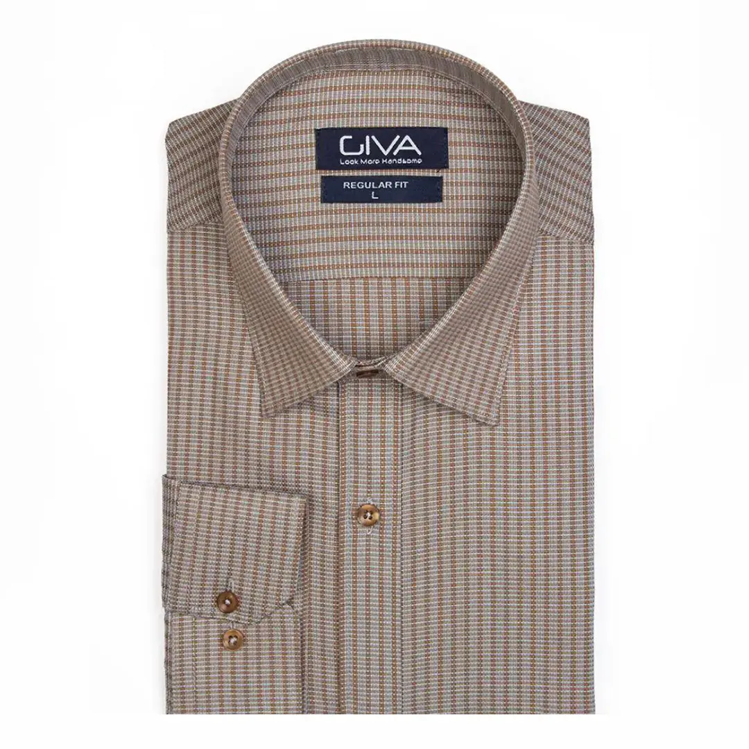  پیراهن مردانه طرح دار 4427 - Thumbnail 2