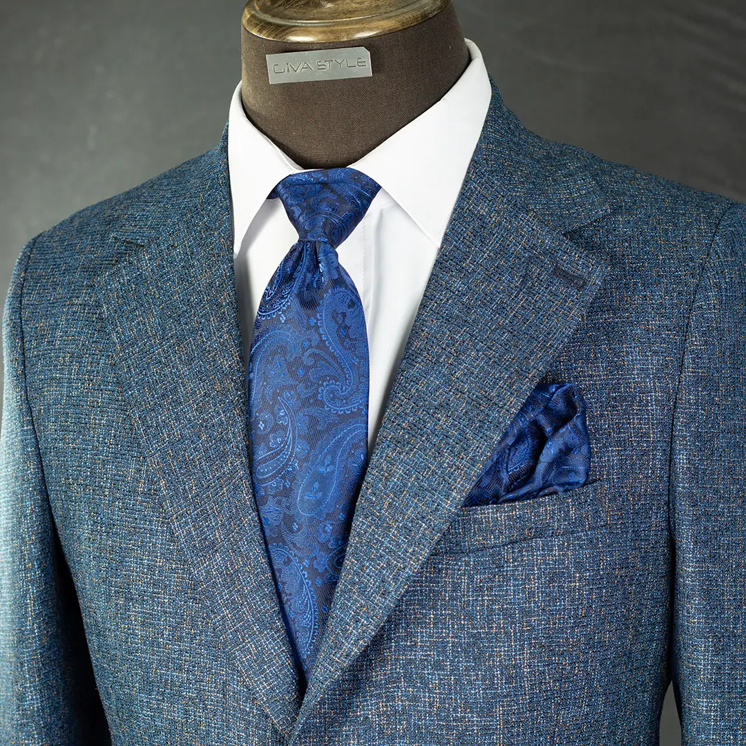 کت تک اسلپ یقه بلیزر 1154 - Thumbnail 5