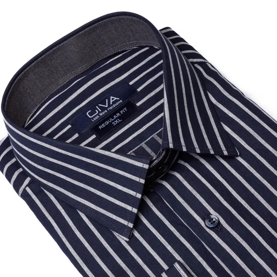 پیراهن مردانه سایز بزرگ راه راه 3xl