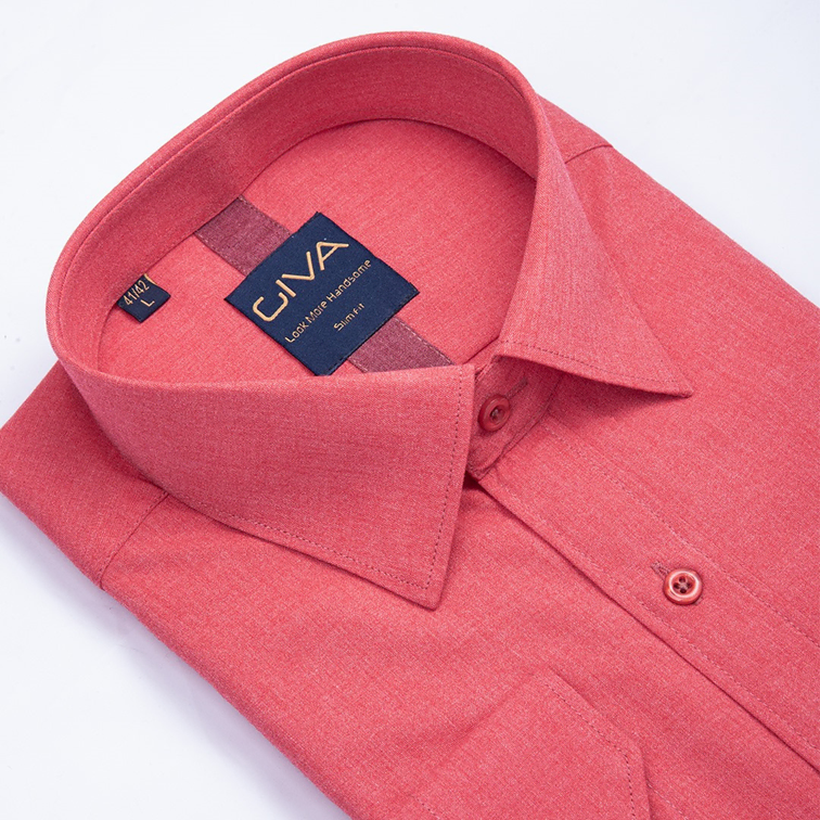 پیراهن ملانژ ساده 3275 - Thumbnail 4