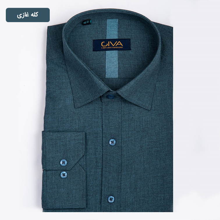 پیراهن ملانژ ساده 3275 - Thumbnail 19