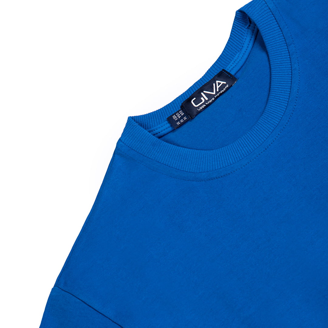 تیشرت ساده یقه گرد مردانه - Thumbnail 1