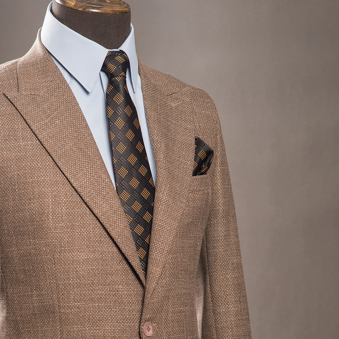 کروات و پوشت ترک طرح دار لوزی - Thumbnail 2