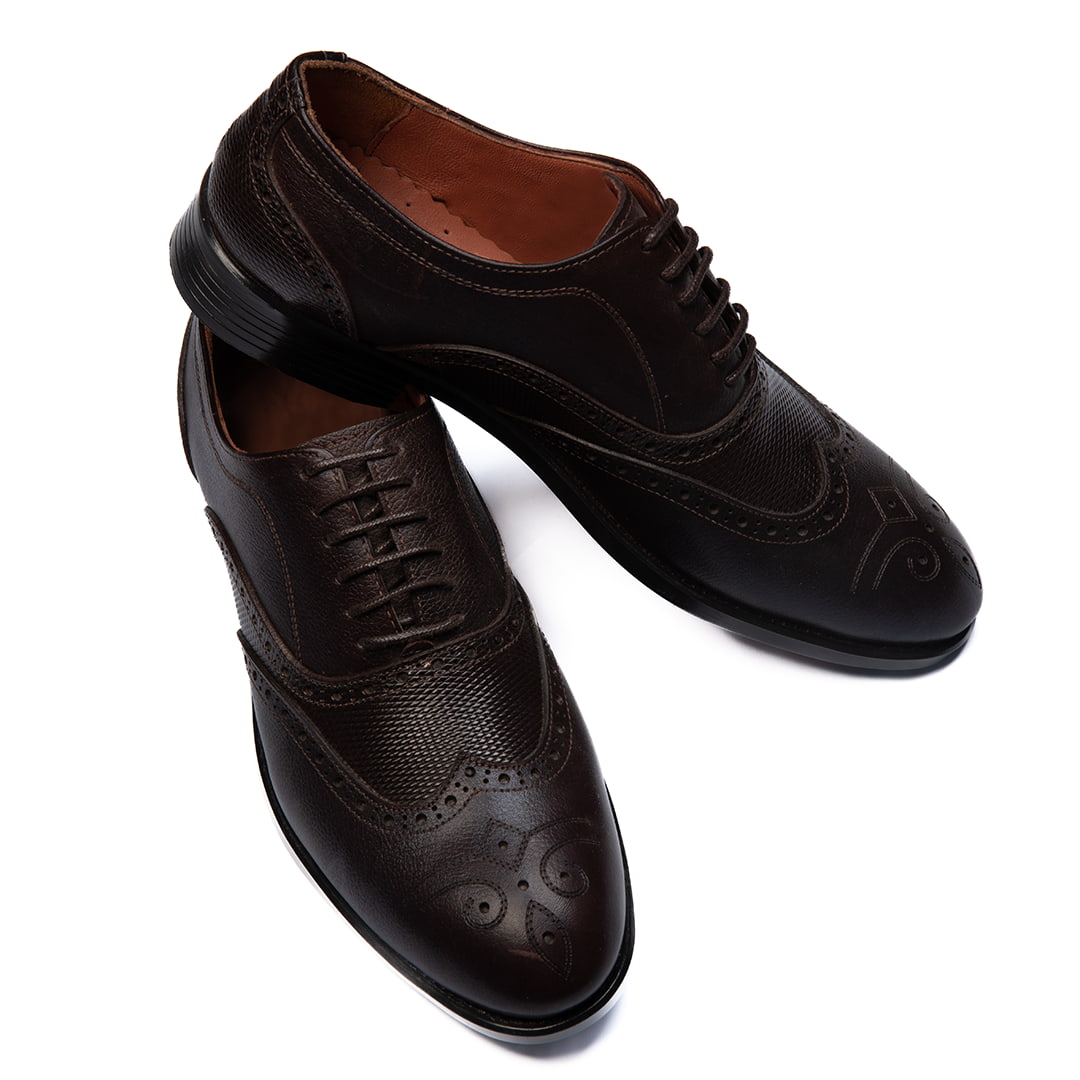 کفش کالج مردانه قهوه ای