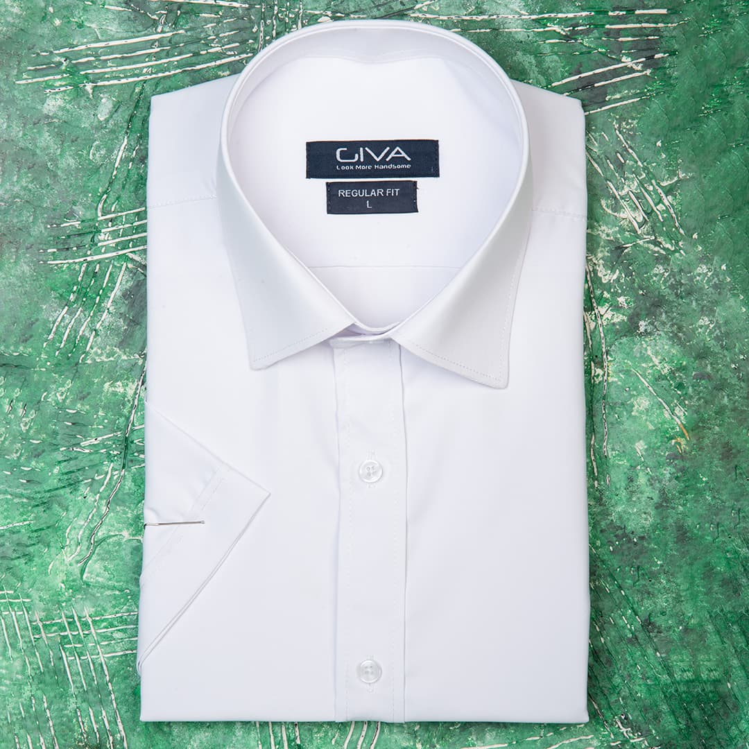 پیراهن دوشین آستین کوتاه یقه کراواتی - Thumbnail 2